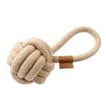 Hondenspeelgoed Katoenen Touwbal met Handlus Zandkleur – D&D Home Harper - Afbeelding 3