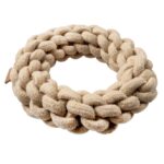 Katoenen Speelring voor Honden zandkleur 13 x 13 x 4,5 cm – D&D Home Ben - Afbeelding 2