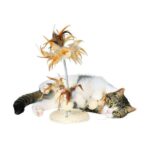 Kattenspeelgoed met Luffa en Veren op Spiraalveren – Trixie 40721-IMP - Afbeelding 2