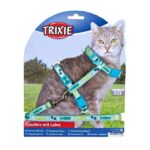 Kattenharnas met Riem en Motiefprint – Trixie 4209-TRXI