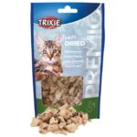 Trixie Gevriesdroogde Kippenharten Kattensnack 25 g