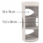 Krabton met Ligplek en Schuilplaats Lichtgrijs – Trixie Cat Tower Gracia - Afbeelding 2