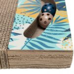 Katten Krabkarton met Speelballen en Catnip, Bont 38 x 30 cm – Trixie 48006-TRXI - Afbeelding 3