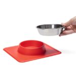 Hondenvoerbak met Uitneembare RVS Kom 350 ml Rood – Karlie Dex - Afbeelding 4