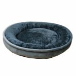 Honden Donutbed met Fluwelen Look en Antislip Ø 50 x 15 cm – Nobby Leif