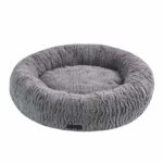 Honden Donutbed van Softpluche, Grijs, – Nobby Nova