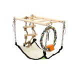 Knaagdier Hangbrug met Hangmat en Speelelementen – DUVO 4956006-EBI