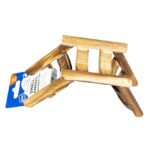 Knaagdierladder van Gevlamd Hout voor Kleine Knaagdieren – DUVO 1717088-EBI - Afbeelding 2