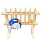 Houten Hooiruif voor Knaagdieren – DUVO 10250-EBI - Afbeelding 3