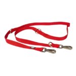Multifunctionele Hondenriem van Waterbestendig Nylon in Rood – DUVO Explor North Duo