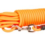 Honden Speur- en Sleeplijn van PVC neonoranje 5 m 8 mm – DUVO EXPLOR South - Afbeelding 2