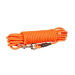 Honden Speur- en Sleeplijn van PVC neonoranje 5 m 8 mm – DUVO EXPLOR South