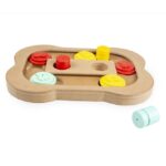 Houten Snackpuzzel met Schuifelementen voor Puppy's, Kleine Honden en Katten – DUVO 12389-EBI