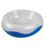 Koelbak voor Voer en Water Wit-Blauw 1500 ml en Ø29 cm – DUVO 12395-EBI-VAR