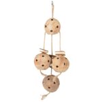 Vogelhangspeelgoed met Kokos, Sisal en Karton – DUVO 12406-EBI