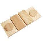 Houten Snackpuzzel voor Konijnen en Knaagdieren – DUVO Sniffle n Snack Puzzle Dan