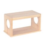 Knaagdier Zandbadhuis van Hout met Plexiglas voor Chinchilla's en Hamsters – DUVO 12881-EBI