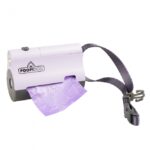 Hondenpoepzakjeshouder met LED-lamp, violet – DUVO Poopidog
