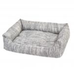 Rechthoekige Hondenmand met Uitneembaar Kussen Grijs 45 x 30 x 15 cm – DUVO Cliff