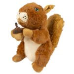 Pluchen Hondenspeeltje Eekhoorn met Pieper – DUVO 13448-EBI