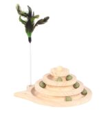 Katten Speeltoren met Kattenkruidballen en Zuignappen – DUVO Spin & Play