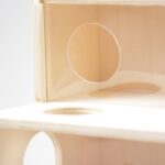 Knaagdier Klimhuis van Hout en Plexiglas – DUVO 14318-EBI - Afbeelding 2