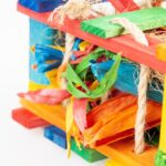 Houten Speelkist met Sisal en Kokos voor Vogels – DUVO 14422-EBI - Afbeelding 2