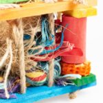 Houten Speelkist met Sisal en Kokos voor Vogels – DUVO 14422-EBI - Afbeelding 3