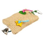 Vogelspeelgoed Sisal Snackzak met Papier en Hout – DUVO 14423-EBI
