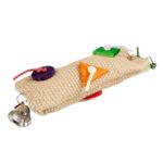 Vogelspeelgoed Sisal Snackzak met Papier en Hout – DUVO 14423-EBI - Afbeelding 2