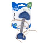 Kattenspeeltje Visgraat met Kattenkruid, Navy – DUVO 14625-EBI - Afbeelding 2