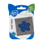 Kattenkruidkussen Navy met Gerecyclede Vulling – DUVO 14628-EBI - Afbeelding 2