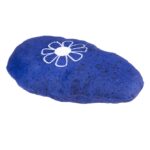Kattenspeelkussen met Kattenkruid van Gerecycled Materiaal Navy – DUVO ECO Navy Blossom