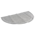 Halfronde Kattenbakmat met Speciale Vezels, Grijs – DUVO 15324-EBI