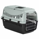 Grijze Transportbox van Gerecycled Kunststof voor Katten en Kleine Honden 46 x 31 x 32 cm – DUVO Gipsy ECO