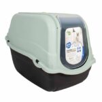 Gesloten Kattenbak met Actiefkoolfilter grijs – DUVO Romeo