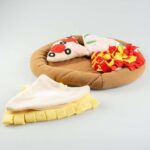 Pizza Snuffelmat van Fleece met Antislip Onderzijde – DUVO 15718-EBI - Afbeelding 3