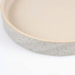 Keramische Kattenvoer- en Drinkbak Grijs-Groen 260 ml – DUVO Stone Wavy Dune - Afbeelding 3