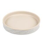 Keramische Kattenvoer- en Drinkbak Grijs-Groen 260 ml – DUVO Stone Wavy Dune