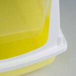 Gesloten Kattenbak met Koolstoffilter en Schep, Giallo – DUVO Sybil - Afbeelding 2
