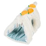 Pluche Knaagdierhuis met Uitneembaar Kussen 20 x 16 x 13,5 cm – DUVO 15855-EBI