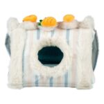 Pluche Knaagdierhuis met Uitneembaar Kussen 20 x 16 x 13,5 cm – DUVO 15855-EBI - Afbeelding 2