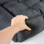 Hondenmand Donkergrijs met Afneembare Hoes 60 x 45 x 16 cm – DUVO Duratex - Afbeelding 4