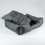 Hondenmand Donkergrijs met Afneembare Hoes 60 x 45 x 16 cm – DUVO Duratex - Afbeelding 2