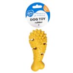 Honden Snack- en Kauwspeelgoed met Reliëfstructuur Geel – DUVO Griplay Drumstick - Afbeelding 2