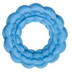 Rubberen Hondenspeelring met Reliëfstructuur Blauw – DUVO Griplay