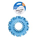 Rubberen Hondenkauwspeeltje met Reliëf, Blauw – DUVO Griplay - Afbeelding 2