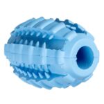 Honden Rugbybal van Rubber met Reliëfstructuur Blauw – DUVO Griplay - Afbeelding 3