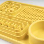 Antischrokbak van siliconen voor honden en katten, geel – DUVO 16006-EBI - Afbeelding 4