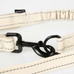 Hondenriem 2-in-1 van Nylon in Antique White – DUVO EXPLOR Ultimate Fit - Afbeelding 2